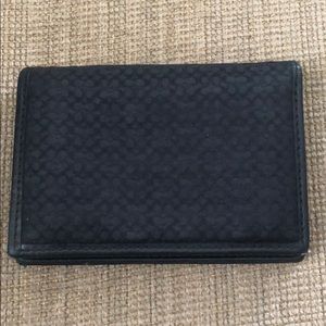 Coach leather wallet